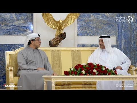 حاكم الفجيرة يستقبل منصور بن زايد